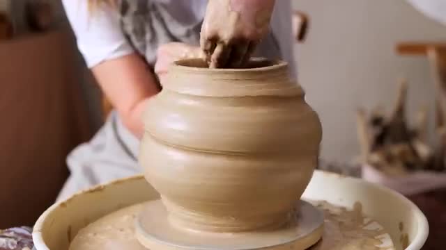 Satisfying pottery crafts || Mesmerizing pottery by wood mood