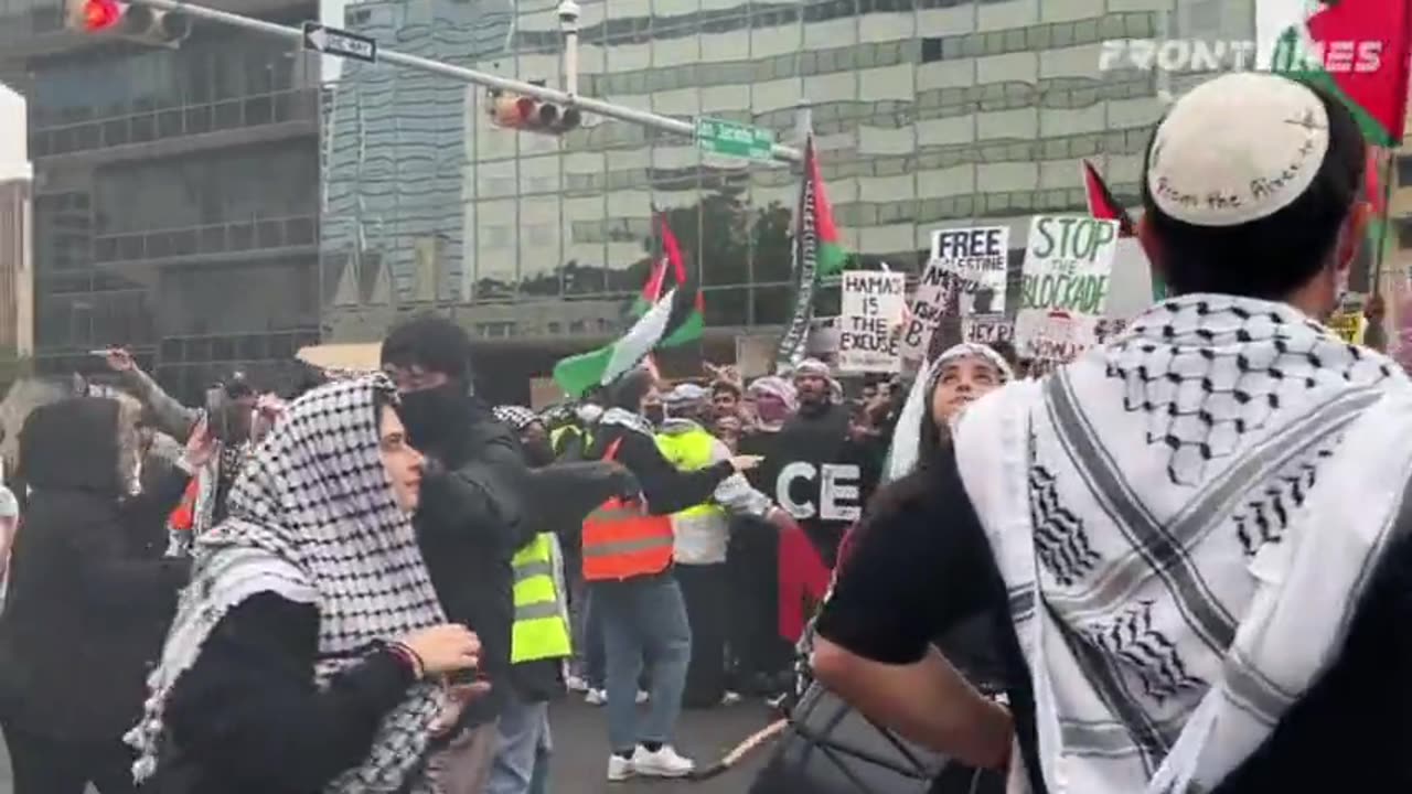 Palestine supporters take over the streets of the State Capital of Texas