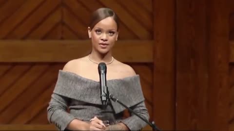 Rihanna's acceptance speech at Harvard: You don't have to be rich to help others