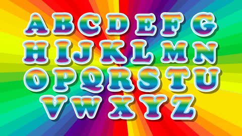 Rainbow ABC Alphabet