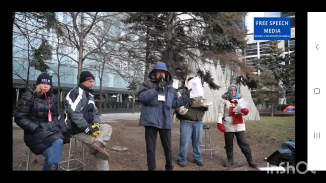 The Media Is The Virus Jan. 8, 2022 Protest GLOBAL Toronto Ontartio Canada