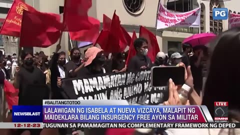 Lalawigan ng Isabela at Nueva Vizcaya, malapit ng maideklara bilang insurgency free