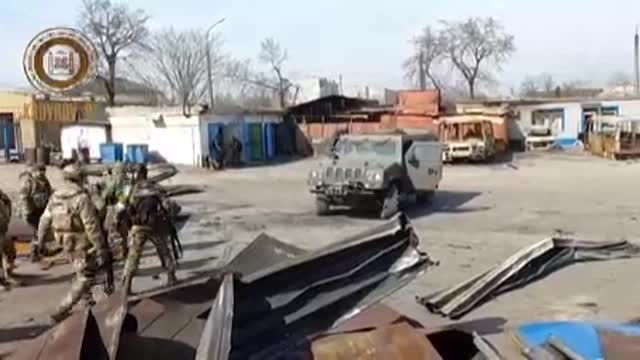 Chechen forces advancing in Mariupol