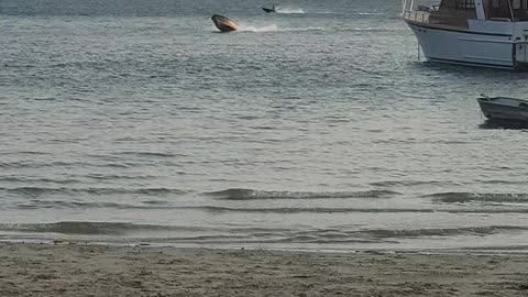 Boys Having a Blast with Boats