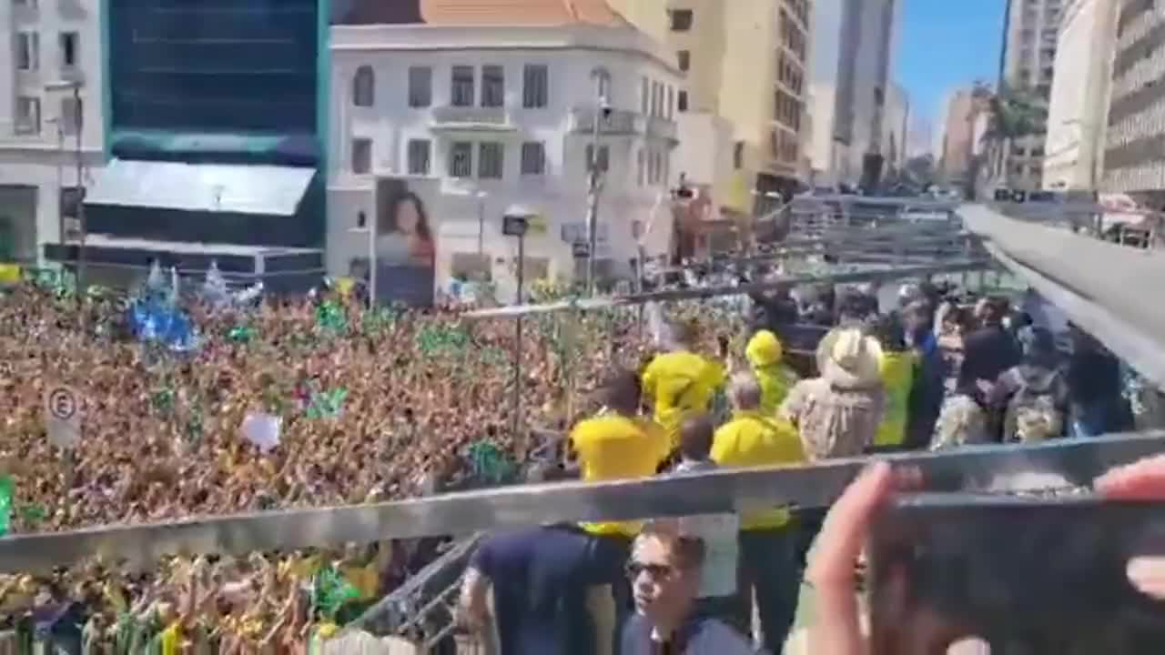 Jair Bolsonaro back on the campaign trail ahead of Brazil elections next week.