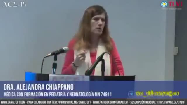 Argentina campo de experimentación en vacunas - dra Alejandra Chiappano (pediatra)