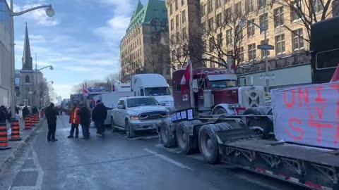 Freedom Convoy - Rideau Centre to National Archives Jan 31