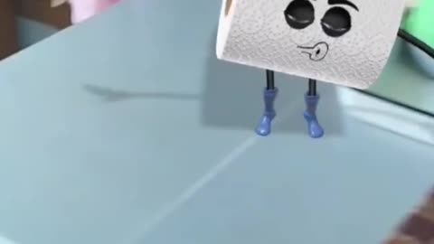 Dancing toilet paper