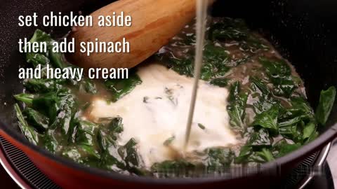 Recipe 3 - Keto Chicken Florentine