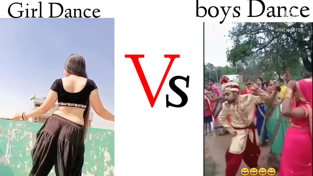 Girl dance vs boys dance