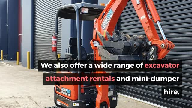 Excavator Rental | scoophire.com.au | +61390524473