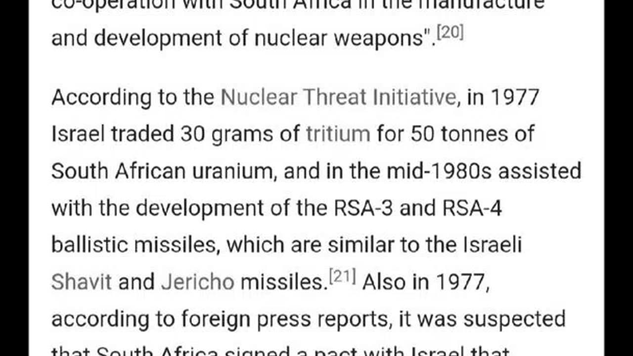 REVEALED-HOW ISRAEL OFFERED TO SELL SOUTH AFRICA NUCLEAR WEAPONS