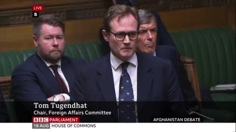 Veteran MP Tom Tugendhat SHAMES Biden in MOVING Speech