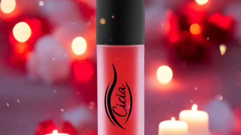 Cicia Premium Red Lip Oil - Cherry Moisturizing and Nourishing Glossy Finish | Lip Care Treatment