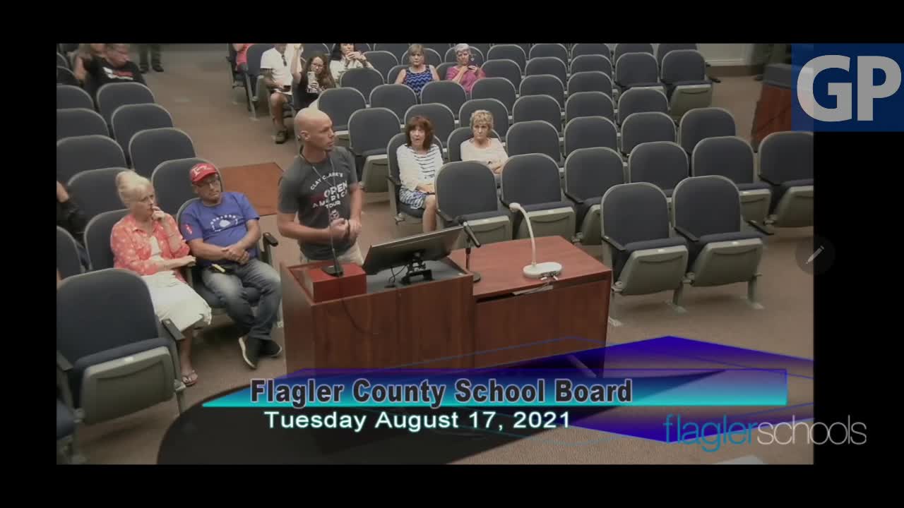 Parents Protest Vaccine, Mask Mandate At Flagler County School Board Meeting (3)