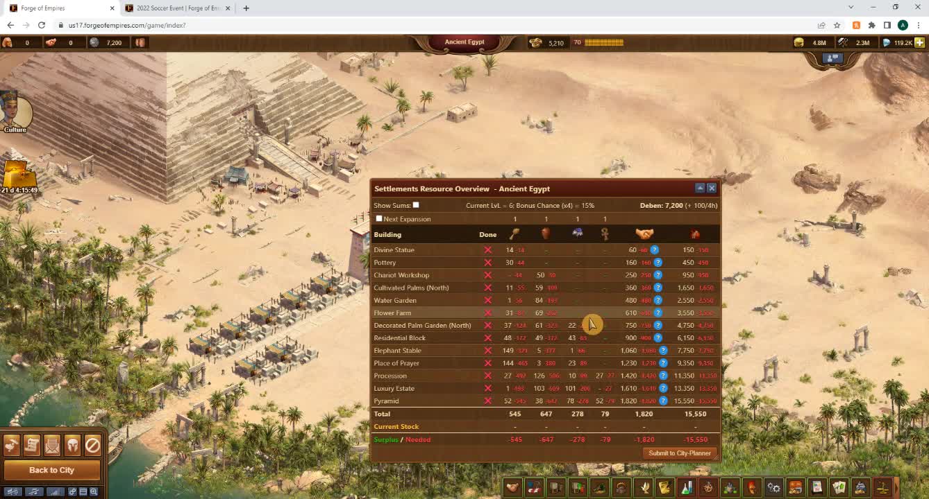 Forge of Empires Egypt Settlement Part 1