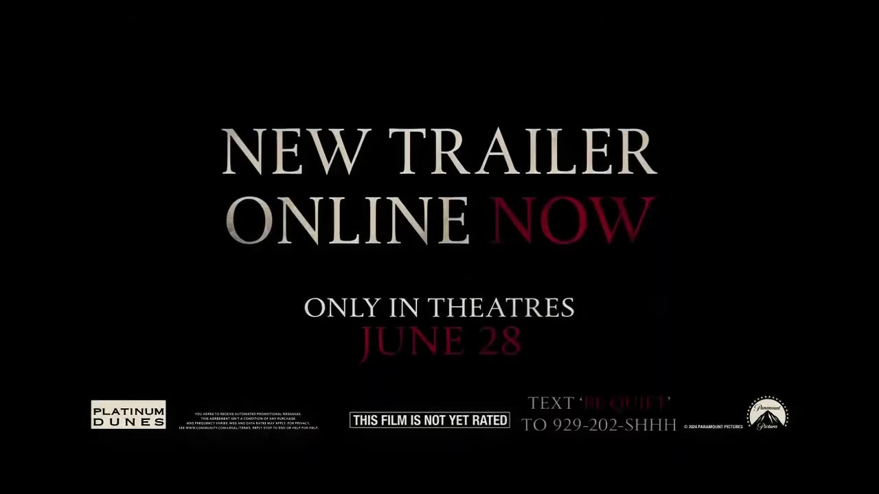 A Quiet Place: Day One (2024) - U.S. TV Spot ('stay')