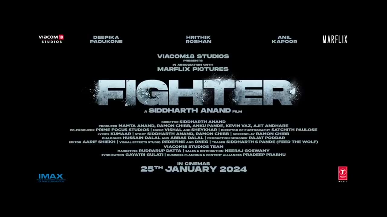 Fighter - Teaser _ Hrithik Roshan _ Deepika Padukone _ Anil Kapoor _ Siddharth Anand _ 25 Jan 2024