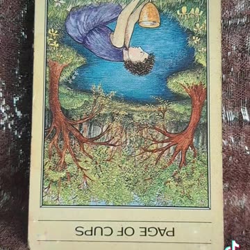 The Page of Cups Reversed