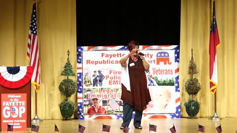 Melanie Price Sings for the Convention