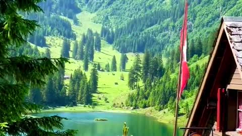 Beautiful Switzerland natural video