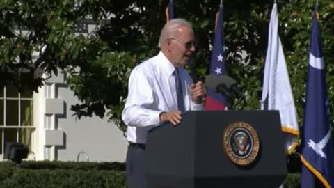 Biden: "For all the criticism I got and the help you gave me for gas prices, bringing—they're down more than $1.30 a gallon"