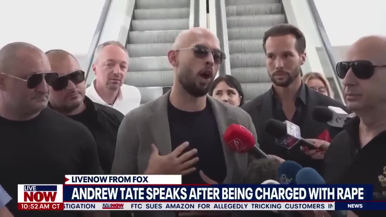 Andrew Tate charge with rape, human trafficking in Romania