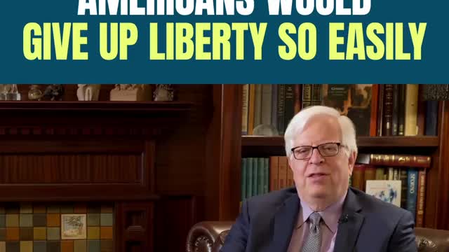 Why would Americans give up liberty so easily