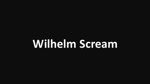 Wilhelm scream sound effect copyright free