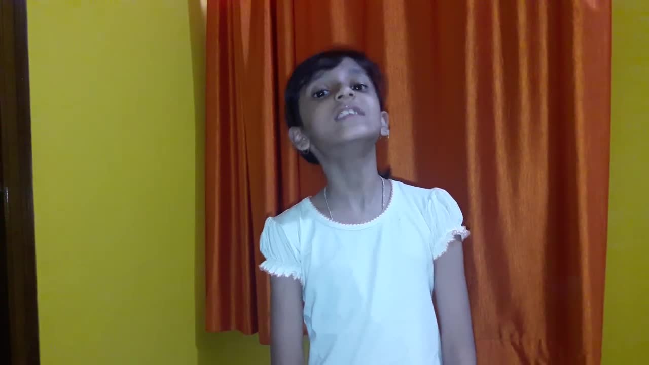 My Recitation "ট্রেন চলেছে " অঙ্গিরা সাঁই #SweetCuteCute