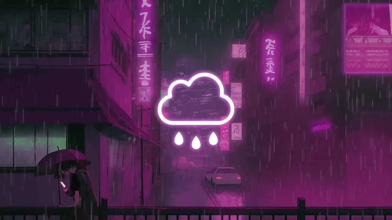 listening to lofi hip hop alone ☂ under the rain
