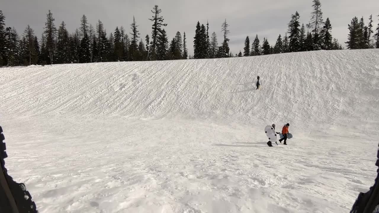 Sledding at Andies Prairie