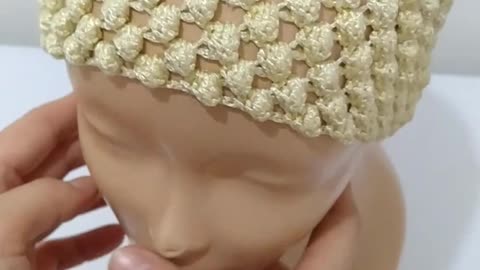A Crochet Pop Corn Hat