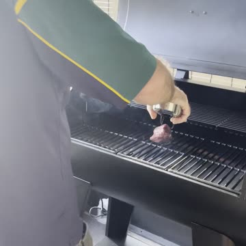 Steaks on the pit boss pellet grill/smoker