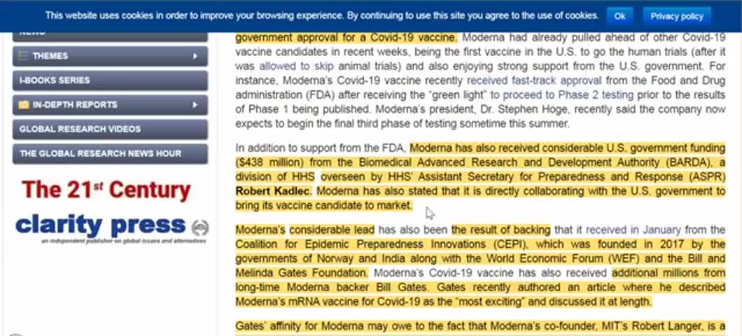Bill Gates, DARPA, Moderna and Fauci Join Forces - Vaccine Or Bioweapon?