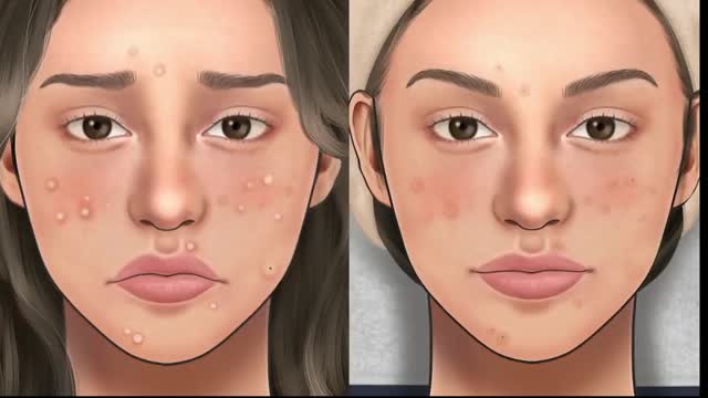 [ASMR] Acne, Big Blackhead Removal Animation