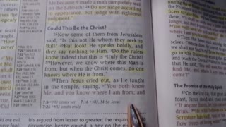 Bible study (John 7:25-31) NKJV - Jarrin Jackson (recorded)