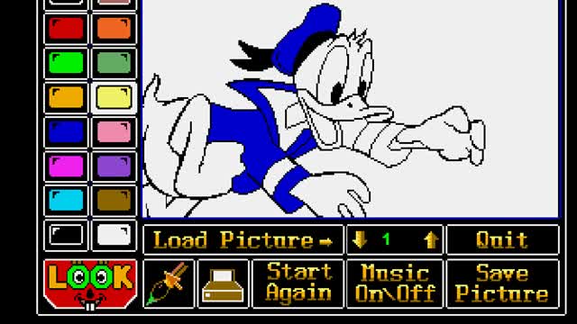 Amiga Game - Never Ending Colouring Book