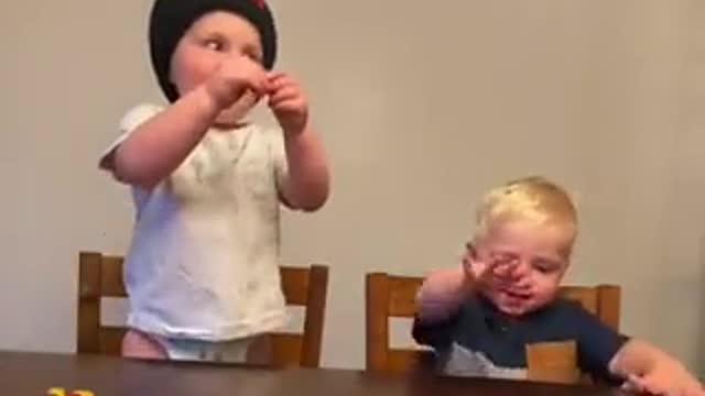 This video of these babies communicating without words is everything 😭