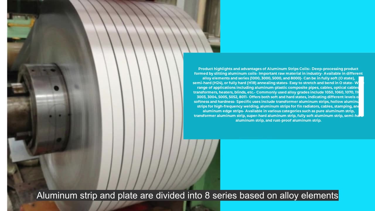 Thickness 7075 6063 6061 5052 5083 3004 3003 1050 1100 Aluminum Strips Coils