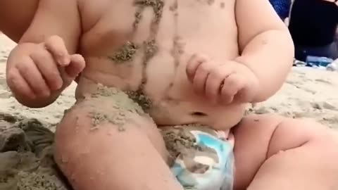 Baby is very gorgeous fun