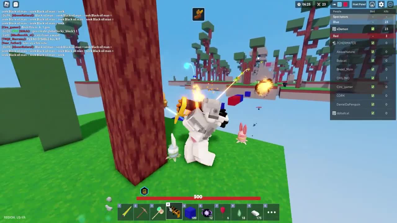 I Used The BUNNY KIT Against 100 PLAYERS