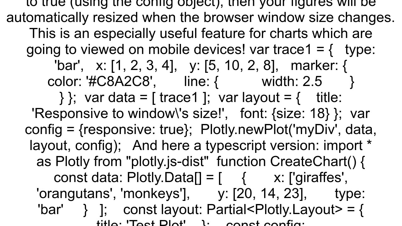 plotly responsive width fixed height