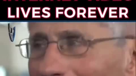 Remember when fauci said this?