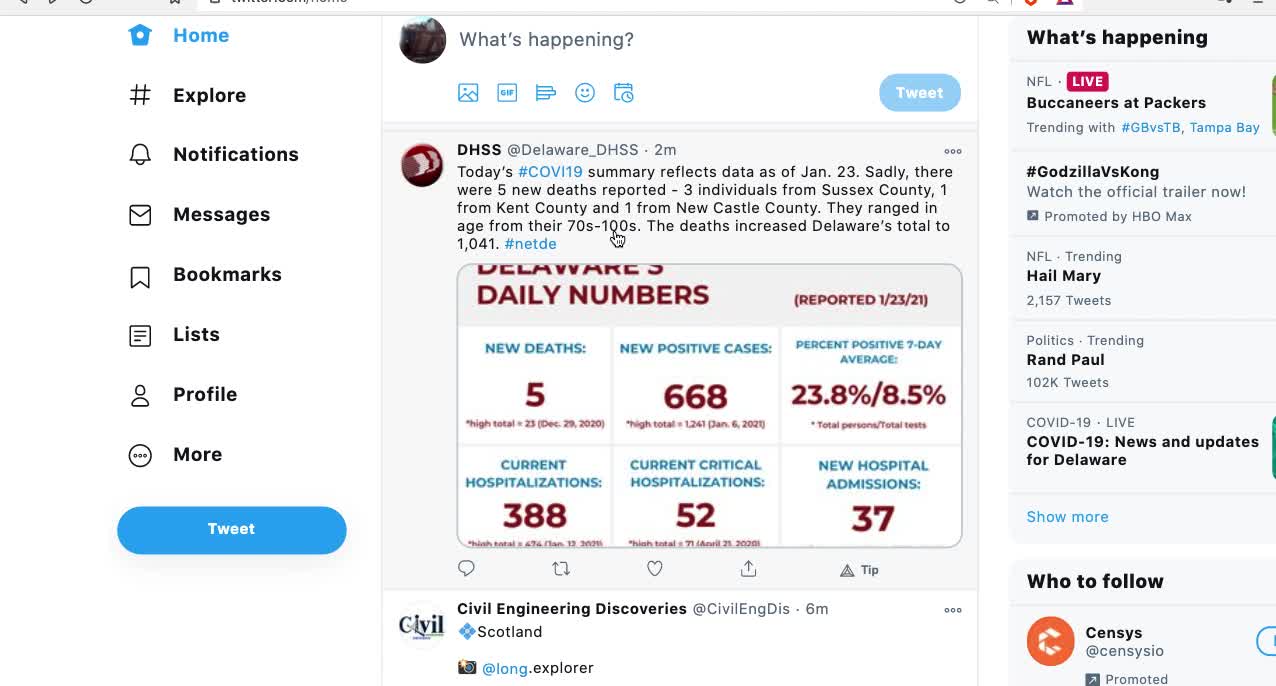 COVID UPDATE DELAWARE CLAIMING NORMAL DEATHS AS COVID