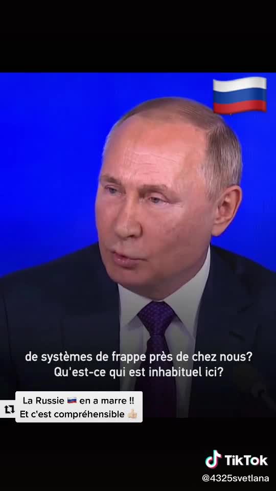 Vladimir Poutine prévient l'otan via la guerre en Ukraine