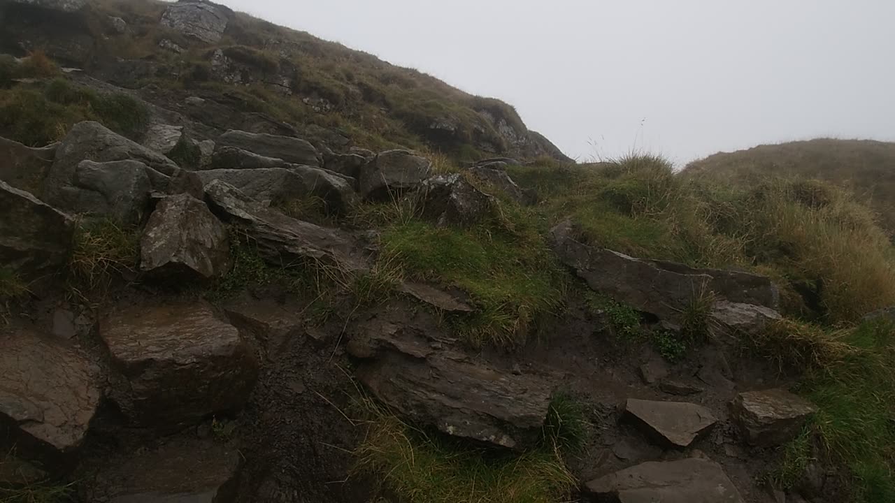 The Start of The 3 Peaks Adventure 2023 getting to the top of Ingleborough 2023