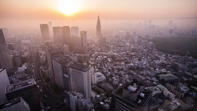 Tokyo Sun rise video