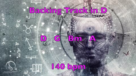 D Acoustic Guitar Backing Track 140bpm