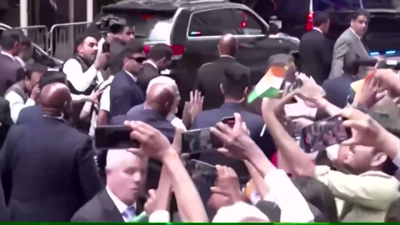 PM Modi gets a warm welcome by Indian community members in New York City,PM Modi US visit 2023